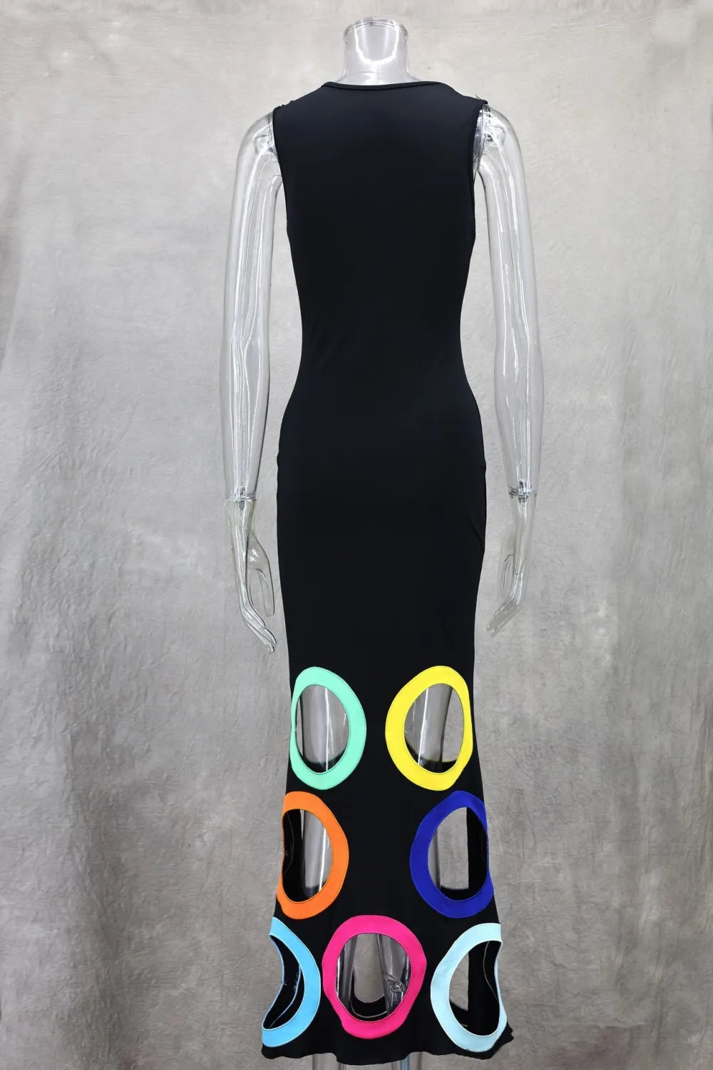 HALLOW COLOR BLOCK DRESS