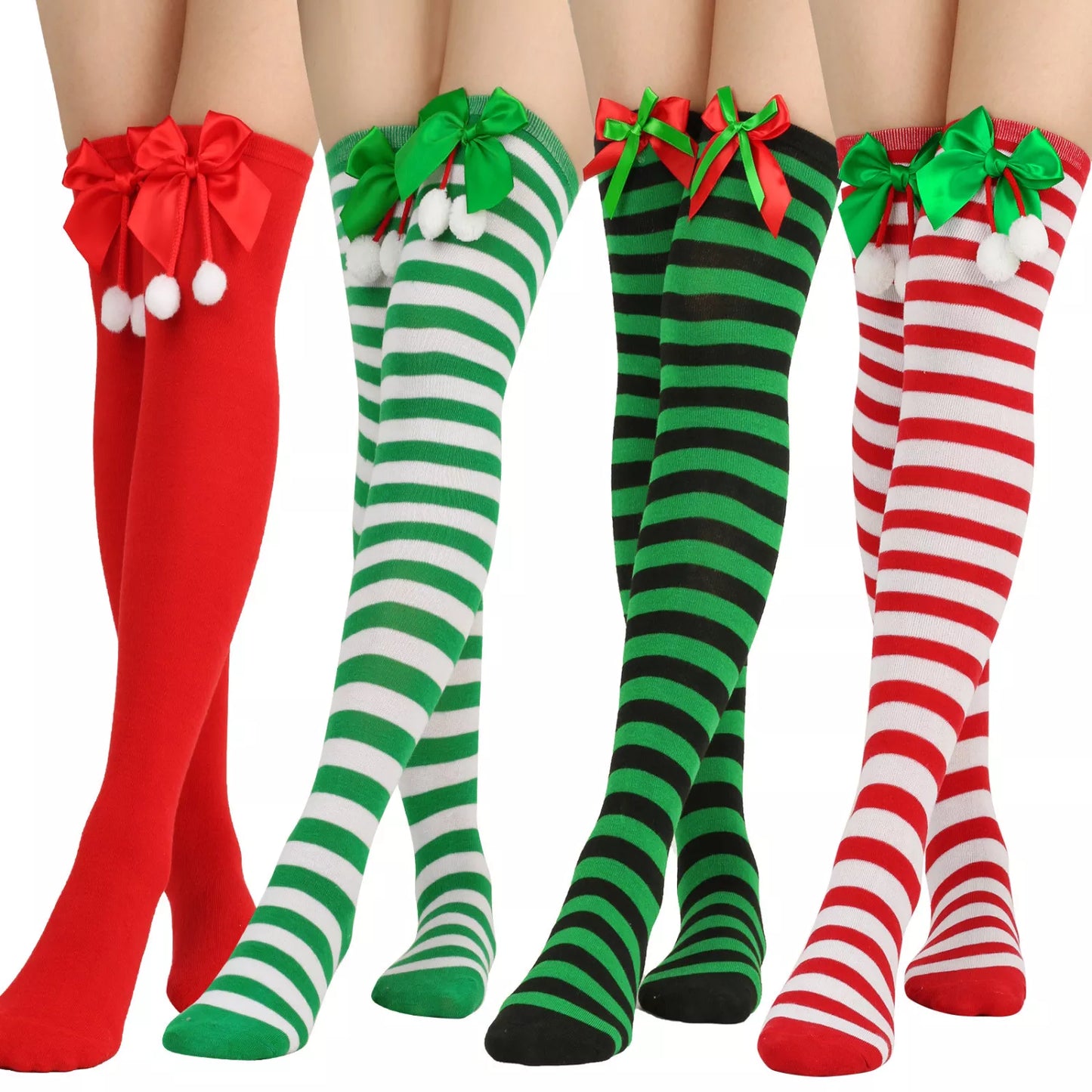 X-MAS KNEE HIGH SOCKS