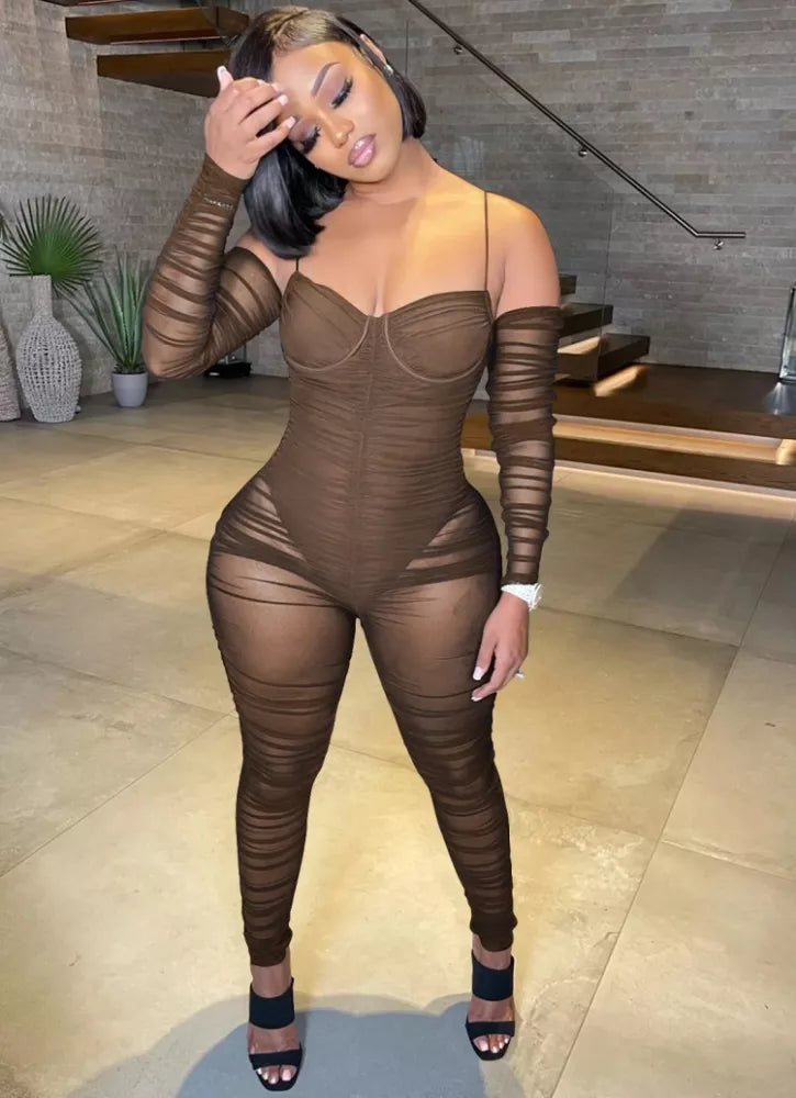 Diana See-through jumpsuit