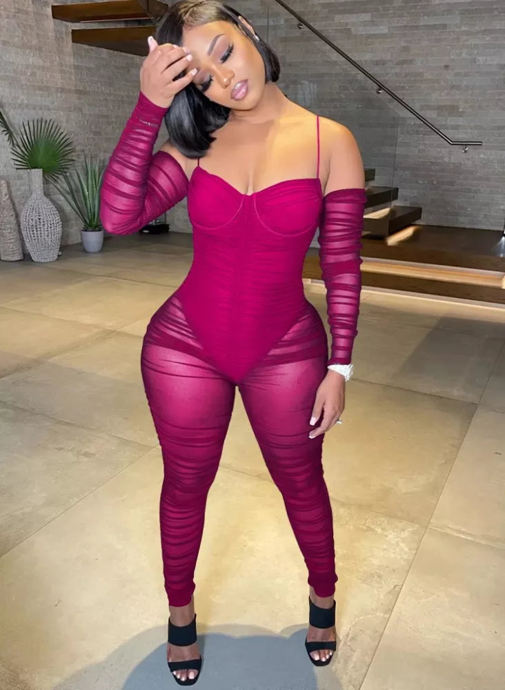 Diana See-through jumpsuit