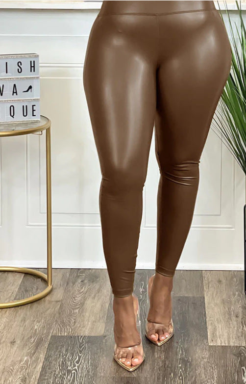 SKINTIGHT LEATHER PANTS