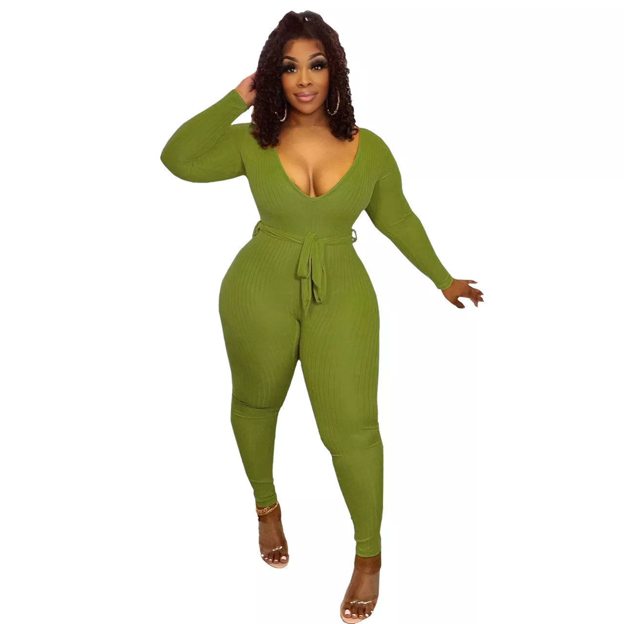 RIB JUMPSUIT - ARIANNA