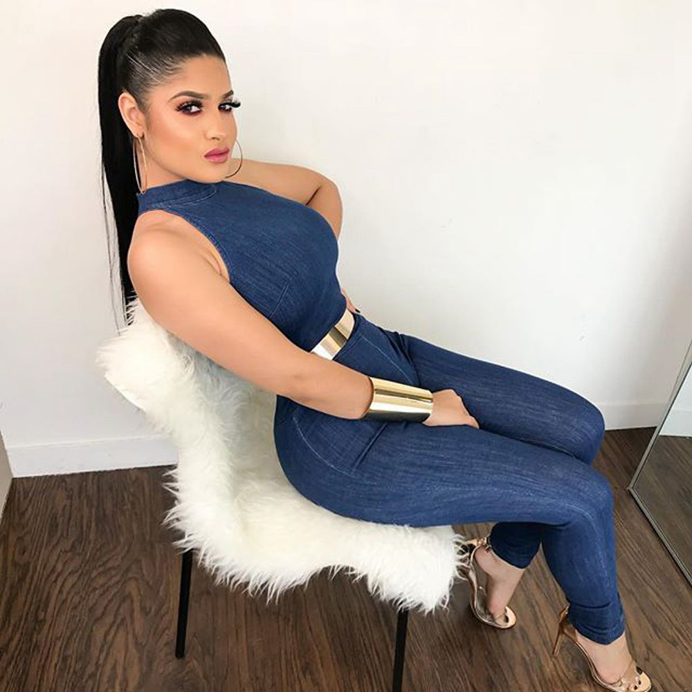 Karemma Denim Jumpsuit